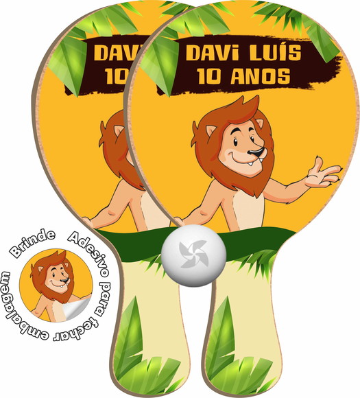Kit Raquetes Ping Pong - Restaurante Mundo Animal