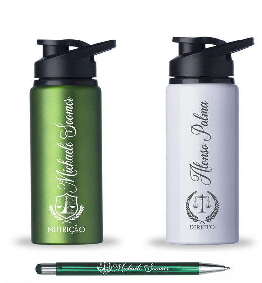 Garrafa Squeeze Alumínio Personalizada