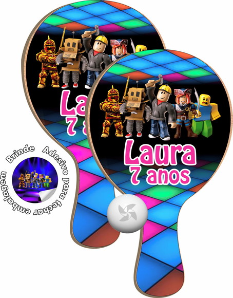 Kit Raquetes Ping Pong Roblox