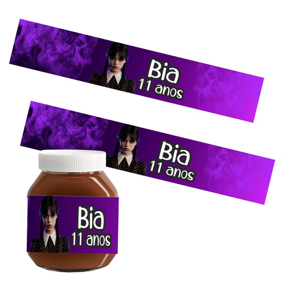 Adesivo Wandinha Nutella 140g