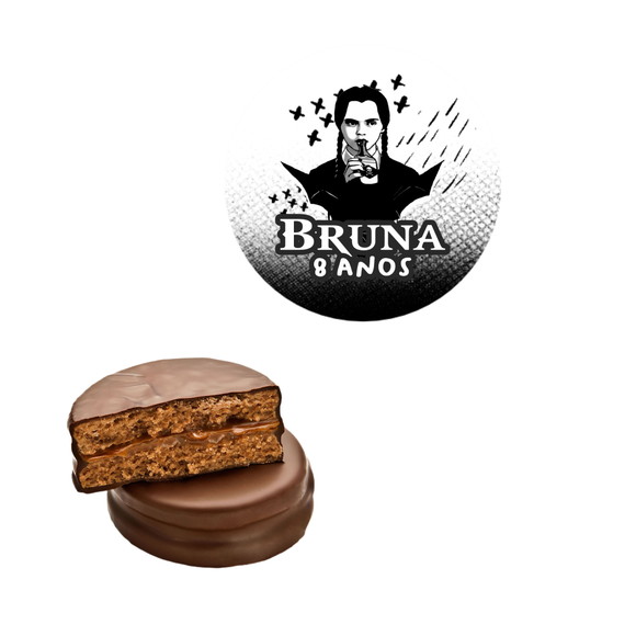 Rótulo Alfajor Wandinha