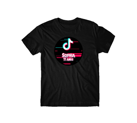 Camiseta Festa Aniversário Tiktok