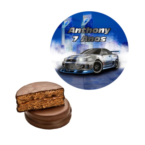 Rótulo Alfajor Velozes e Furiosos