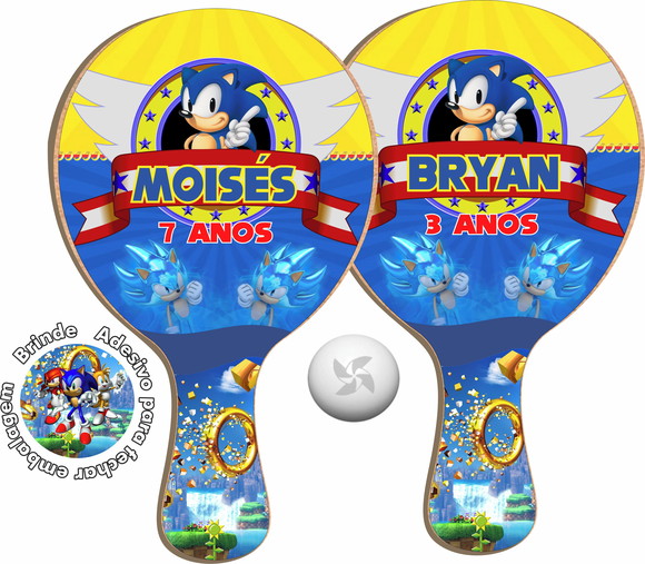 Kit Raquetes Ping Pong Super Sonic