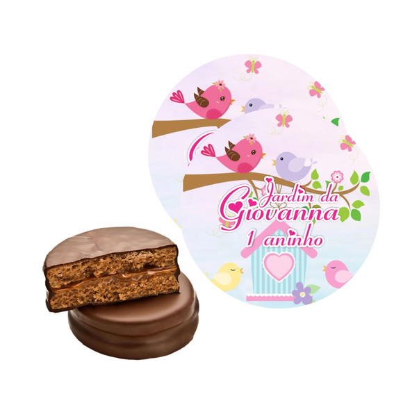 Rótulo Alfajor Jardim Encantado