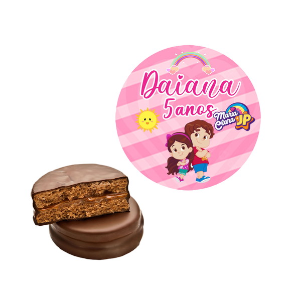 Rótulo Alfajor Maria Clara e Jp