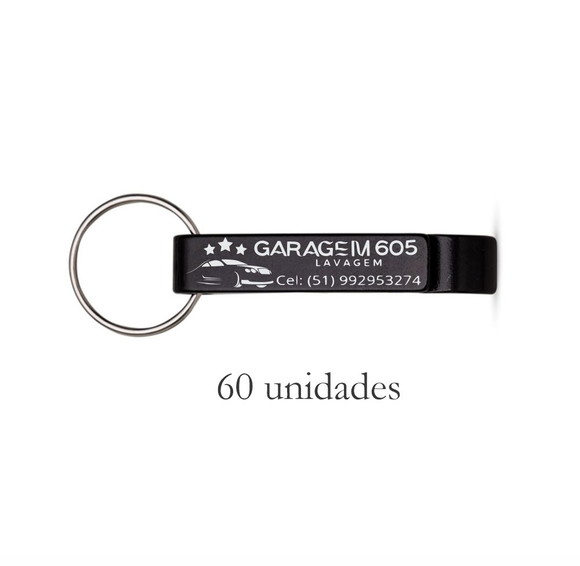 Chaveiro Abridor 60 Unidades