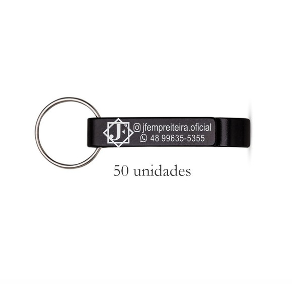Chaveiro Abridor 50 Unidades