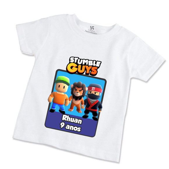 Camiseta Infantil Stumble Guys