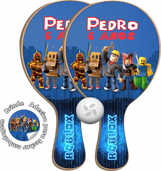 Kit Raquetes Ping Pong Roblox