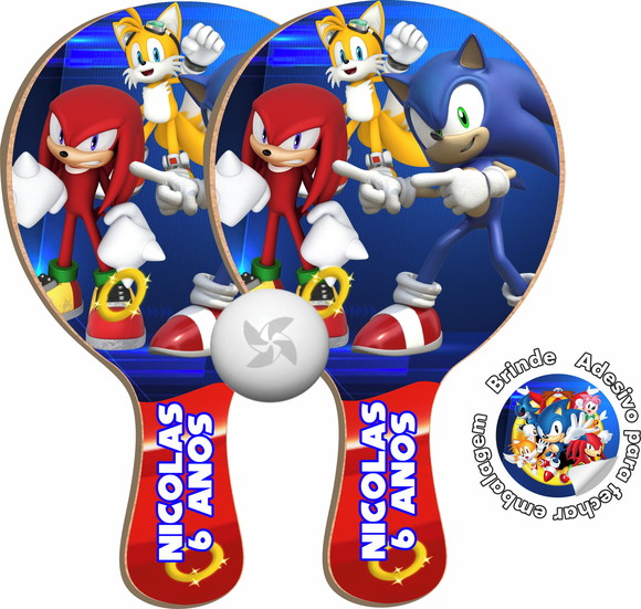 Kit Raquetes Ping Pong Super Sonic
