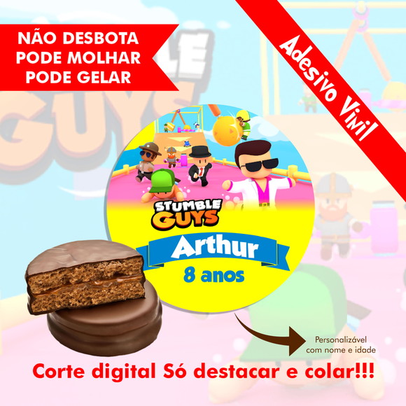 Rótulo Alfajor Stumble Guys