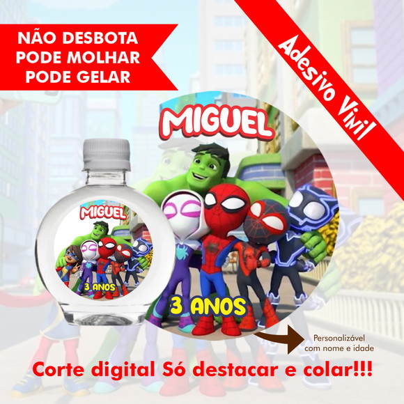 Adesivo Ouro Fino Spidey E Seus Amigos Espetaculares