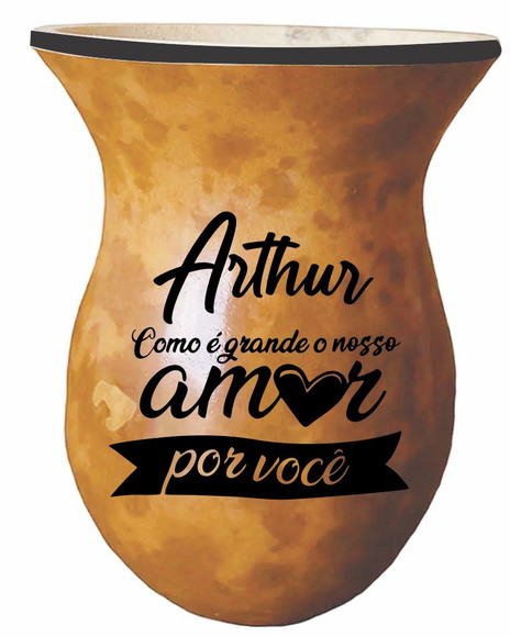 Cuia Bago de Touro Porongo - Dia dos Pais