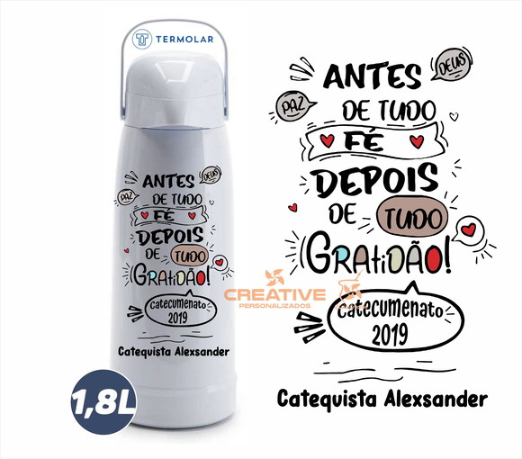 Garrafa Térmica 1.8 Litro Termolar Café Chá chimarrão