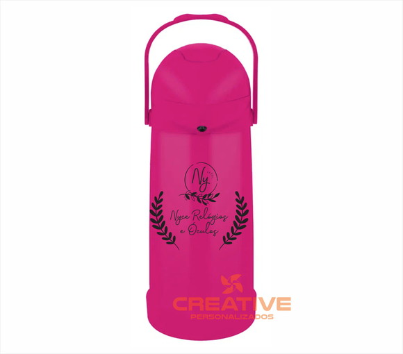 Garrafa Café Chá chimarrão Térmica 1 Litro Mor - Rosa