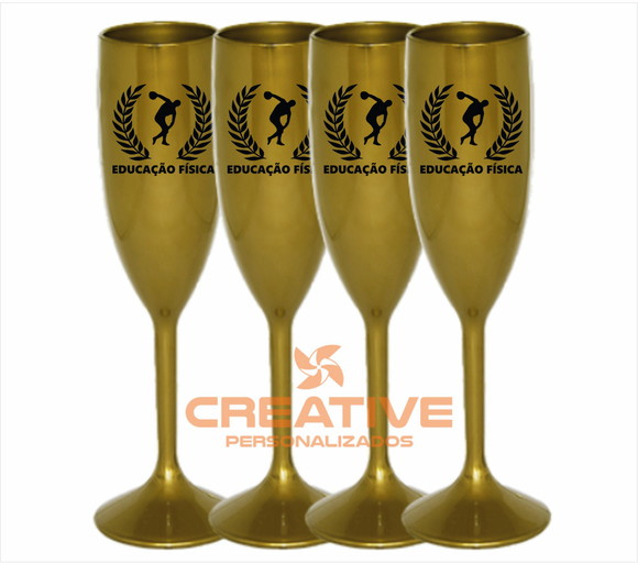 Taça de Champanhe formatura - educação física