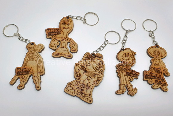 Chaveiro Personalizado em MDF - TOY STORY