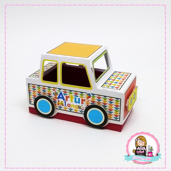 Caixa Carrinho Brinquedos Antigos