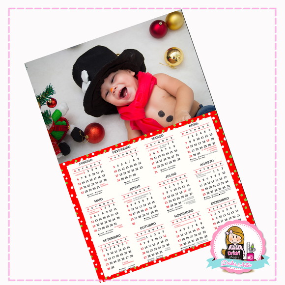 Calendário com Imã 15x21