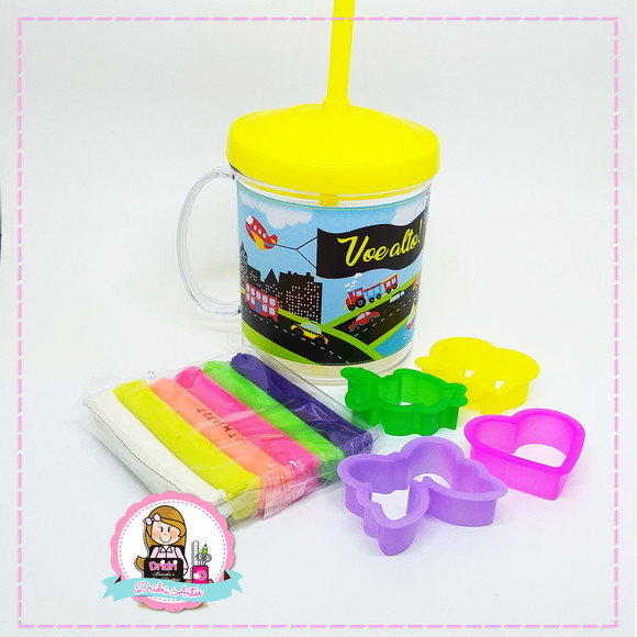 Caneca Personalizada com Kit de Massinha