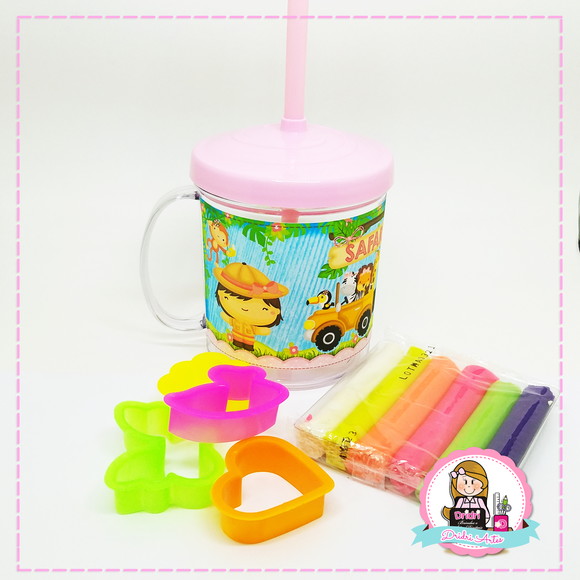 Caneca Personalizada com Kit de Massinha
