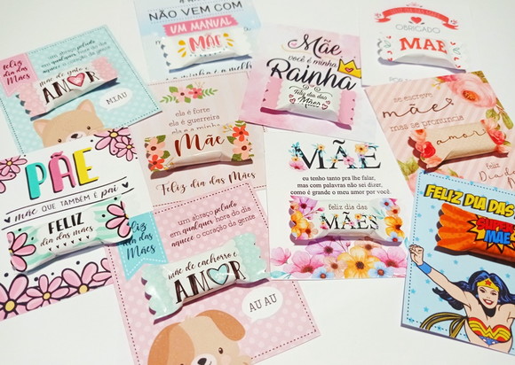 Card Balas Dia das Mães