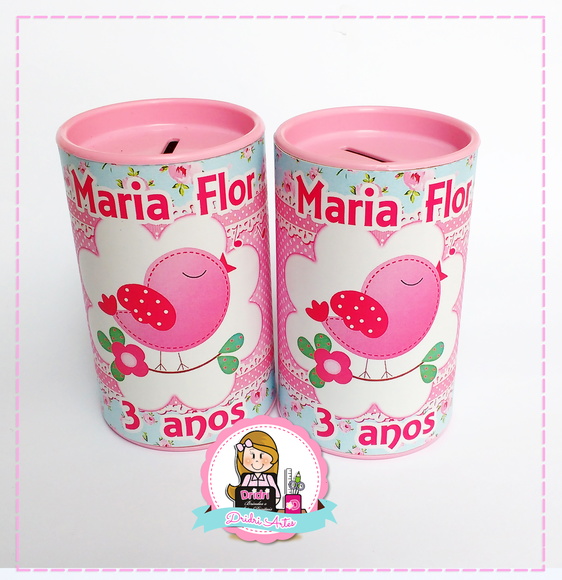 Cofre Personalizado Passarinhos