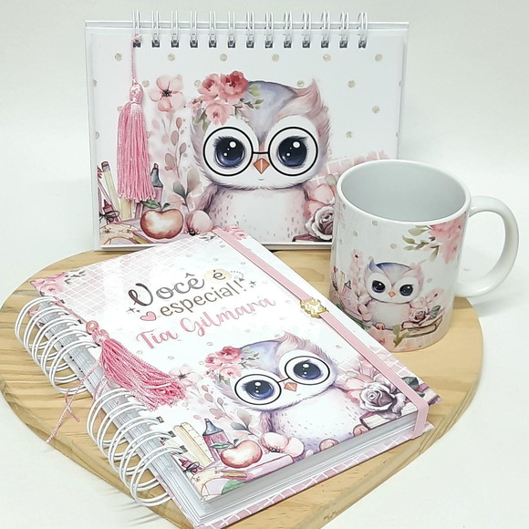 Kit Organizador Corujinha