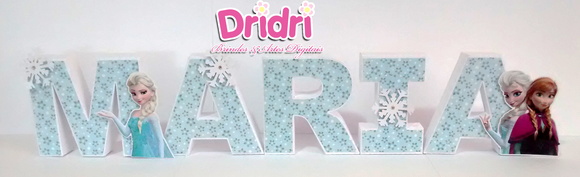 Letras 3d Frozen