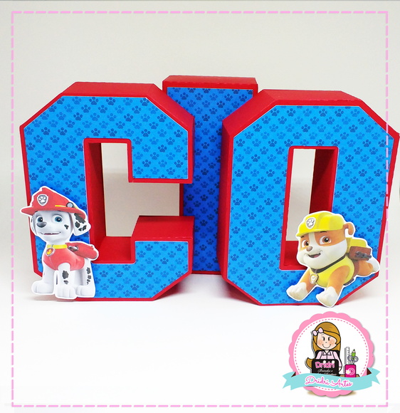 Letras 3D Patrulha Canina - Imagem 2