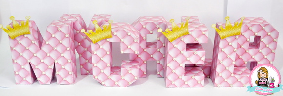LETRAS 3D PRINCESA