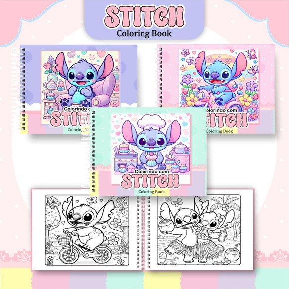 Livro de Colorir Stitch