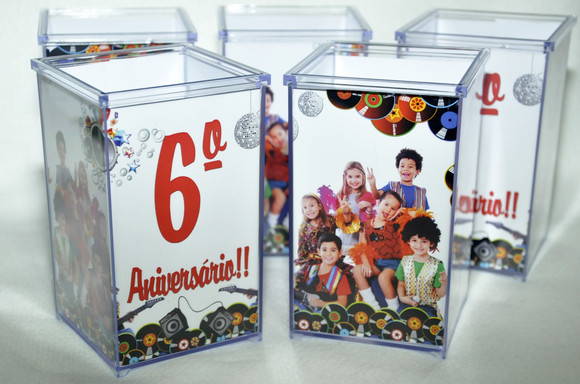 Porta Lápis Acrílico Personalizado