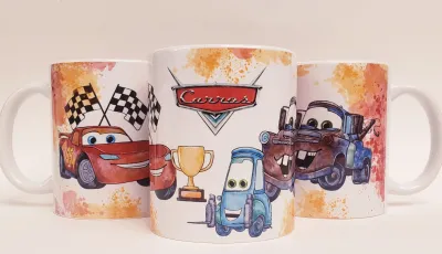 Caneca personalizada aniversario Carros