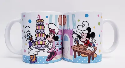 Caneca personalizada aniversario minnie confeitaria confeiteira