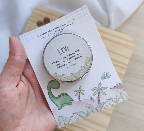 Lembrancinha Vela Latinha - Card