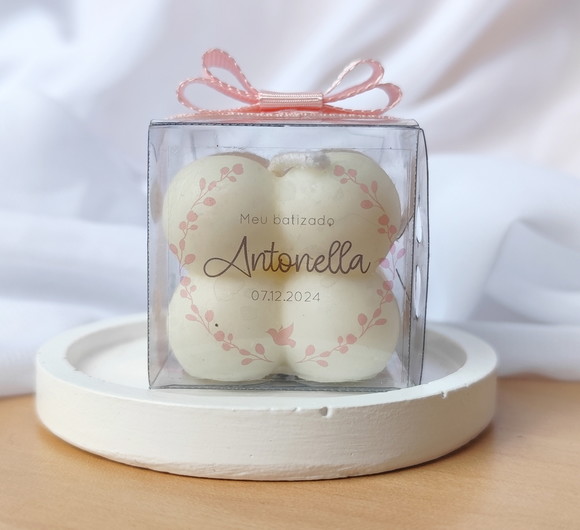 Mini Vela Bubble Perfumada - Caixinha de Acetato