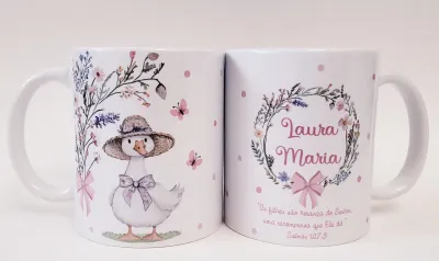 Caneca personalizada maternidade patinho