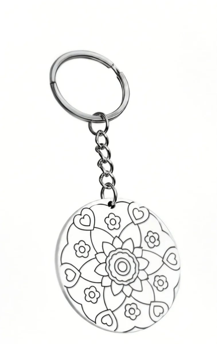 Chaveiro de chaveiros MDF para Colorir | Criança | Chaveiro Infantil | Criatividade - Imagem 5