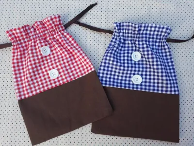 Saquinho para festa junina lembrancinha de festa fazendinha