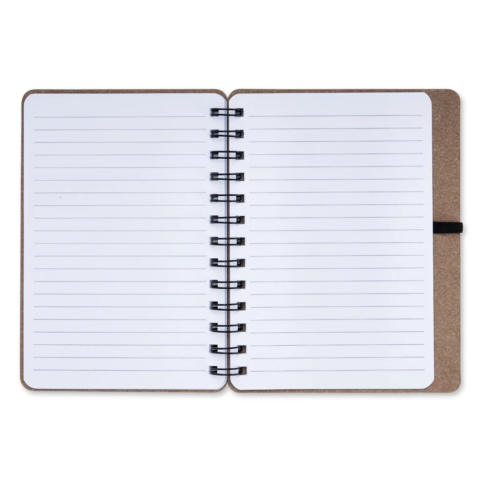 30 Cadernos personalizados em kraft Brinde personalizado atacado - Imagem 3