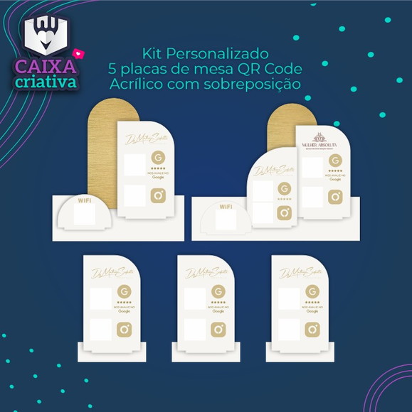 5 Placas de Pix - Personalizada-dr Matheus Cirurgia Plastica