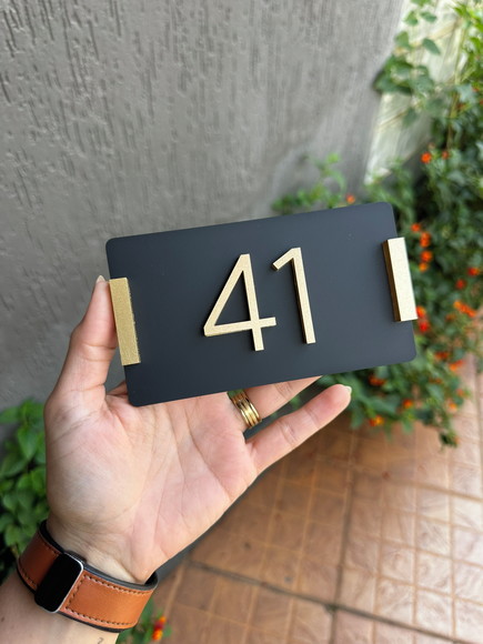 Algarismo Personalizado Apartamento 8x17
