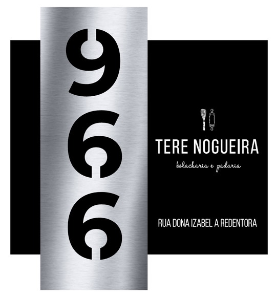 Algarismo Residencial Acm com Inox - 3 Dígitos 33x30 Logo