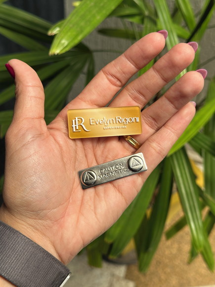 Broche Personalizado Seu Logo Fechamento Ímã - Imagem 5
