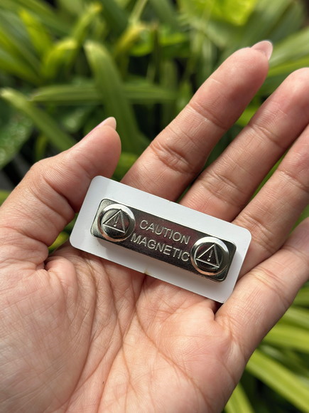 Broche Personalizado Seu Logo Fechamento Ímã - Imagem 3