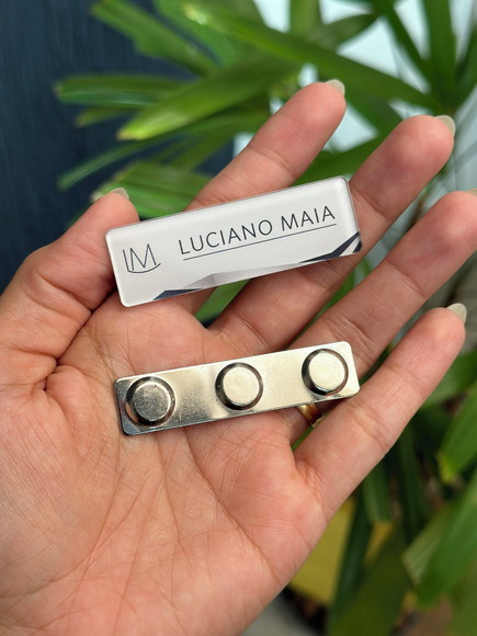 Broche Personalizado Seu Logo Fechamento Ímã - Imagem 3