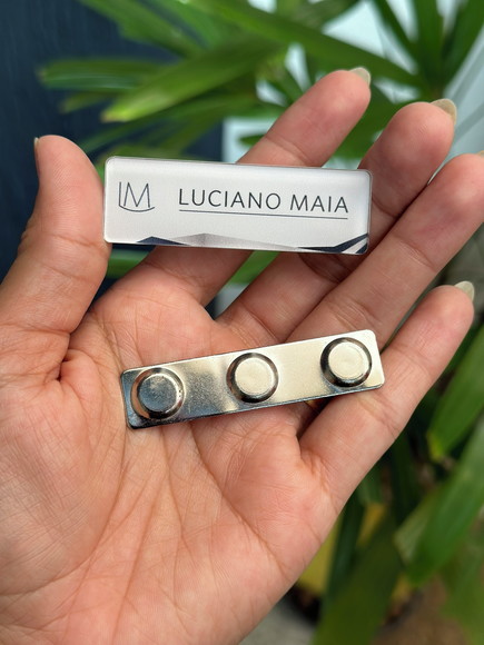 Broche Personalizado Seu Logo Fechamento Ímã - Imagem 4