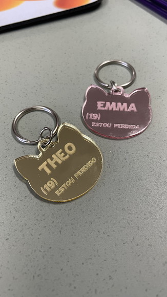Chaveiro Acrílico Personalizado
